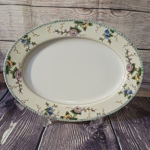 Vintage NORITAKE "AMERITA", Oval Serving Platter, Handpainted, Made in Japan